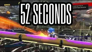 Sonic Forces - Mortar Canyon 52 Seconds