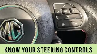 Find out how to go to Home Screen from steering controls. What is the star button on my MG steering?