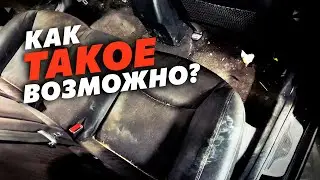 Химчистка сидений. 10 лет в такси, отмыл.