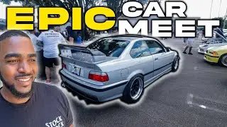 First Time Going To Cars N Coffee In My Turbo 9th Gen Civic Si