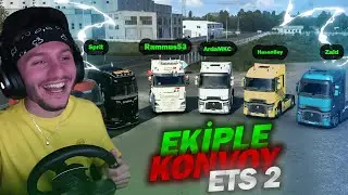 Rammus53 Euro Truck Simulator 2 Oynuyor Ekip Konvoyu KİCK YAYIN ÖZETİ
