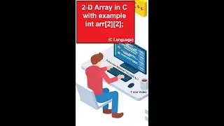 How to Calculate a 2 Dimensional Array in C | 2D Array in C - Tutorial