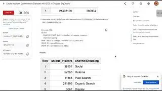 Exploring Your Ecommerce Dataset with SQL in Google BigQuery