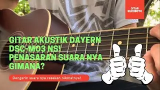 Gitar Akustik Dayern DSC-M03 NS Ukuran 3/4 Nih!! Finishingnya rapi bangettt!!