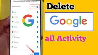 How to Delete all your Google Activity