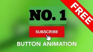YouTube Animated Green Screen Subscribe Button With Bell Icon