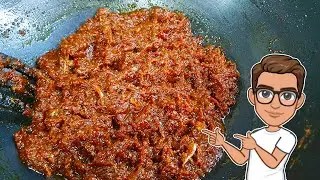 Sambal Belacan Padu | Sambal Belacan Ikan Bilis | Tasty Sambal Recipe