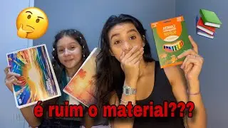 material que minha irma ganhou da escola! 🏫📚