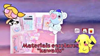 » Materiais escolares Kawaiis `୭̥..✨!¡