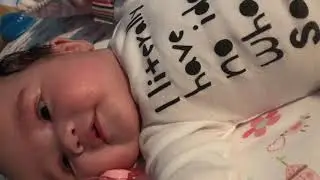Startled by mommy’s laugh