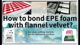 How to bond EPE foam with flannel velvet? How to avoid pinholes on velvet surface?