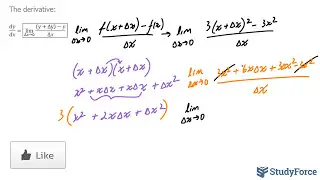 📚 How to find the derivative by the delta method, first principles (Question 1)