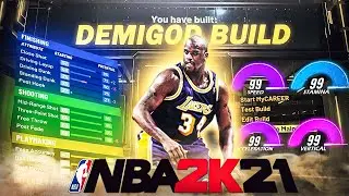 THE BEST CENTER BUILD IN NBA 2K21 FOR REP GRINDING! HOW TO HIT LEGEND FAST AS A CENTER! BEST BUILD!