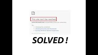 How to fix this site can't be reached error in Google Chrome – SOLVED