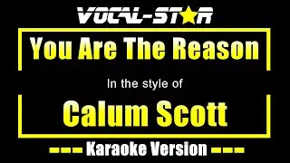 Calum Scott - You Are The Reason (Karaoke Version) Lyrics HD Vocal-Star Karaoke