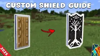 How to Make CUSTOM SHIELD in Minecraft (TUTORIAL)