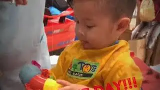 Haircut day @cuts for tots