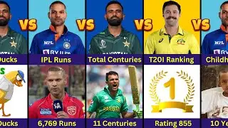 Comparison: Fakhar Zaman vs Shikhar Dhawan vs Travis Head