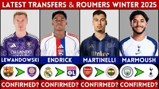 🚨 LATEST CONFIRMED TRANSFER NEWS AND RUMOURS WINTER 2026 | LEWANDOWSKI, ENDRICK, MARMOUSH......