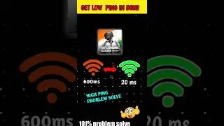 how to fix Bgmi high ping issue after bann 