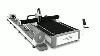 Fiber laser tube and plate cutting machine for Stainless Steel and Carobon steel