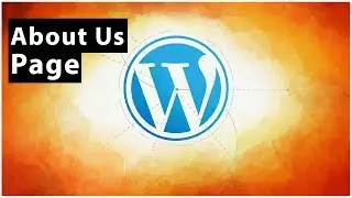 About Us page Design wordpress website