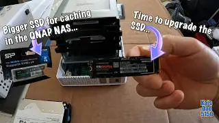 Upgrading the NVME SSD on the NAS to help with Caching... QNAP Update...