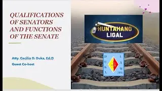 QUALIFICATIONS OF SENATORS AND FUNCTIONS OF THE SENATE