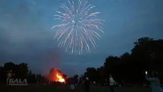 Jubilee Celebrations Display by Gala Fireworks at Wilcote House - Oxfordshire