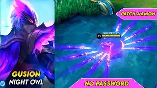 Script Skin Gusion Collector Night Owl Full Effect No Password Full Voice Patch Aamon