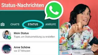How to send a status message on WhatsApp? Smartphone Training for Seniors Part 49