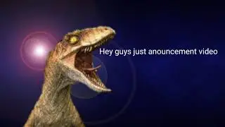 A announcement video (sorta)