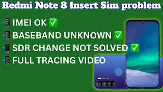 REDMI NOTE 8 IMEI OK BASEBAND UNKNOWN ⚠️ REDMI NOTE 8 SIM CARD PROBLEM ✅ BASEBAN UNKNOWN 👍