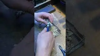 Откусывание литников серебро