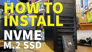 How to Install a M.2 NVMe SSD Hard Drive