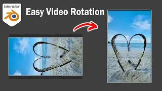 Rotate Any Video Format in Blender in 60 Seconds
