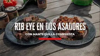 Rib Eyes con mantequilla compuesta