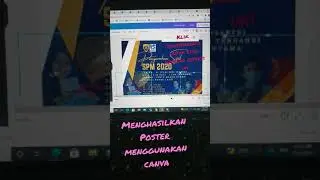 Poster Canva; Fungsi Transparency untuk dapat efek menarik