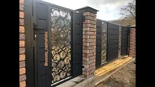 Дизайн будинка обов'язково з дизайном воріт та паркану ТРЕНД 2023!