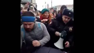 8 марта 2017. Поздравительные задержания феминисток в Санкт-Петербурге
