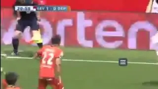 Goal Iborra.Sevilla-Deportiva 1:0.