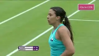Tamira Paszek v. Marion Bartoli 2012 Eastbourne SF highlights