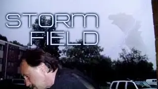 A big hail storm caused by a monster