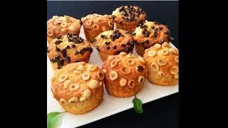 The easiest hazelnut and chocolate chip cupcake recipe 👉🏻bera tatlidunyasi