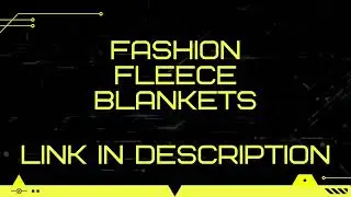 Fleece Blankets.  Fashion interior items