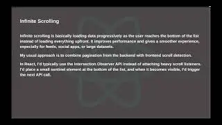 React Interview Question | Infinite Scrolling