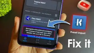 KWGT (No such file or directory) Error Fix 🔥