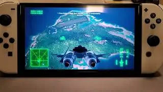 Ace Combat 7: Skies Unknown - First Stage Gameplay Switch OLED off-screen