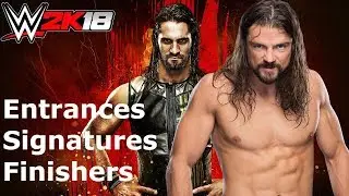WWE 2K18 Brian Kendrick: Entrance/Signatures/Finishers