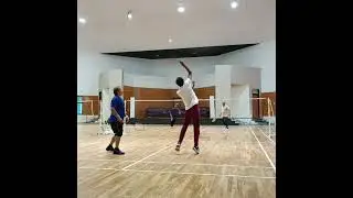 Badminton Powerful Double Men's Match